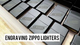Engraving Zippo Lighters on My OMTech Fiber Laser