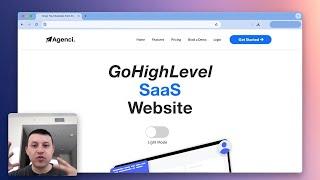I created an amazing Gohighlevel SaaS website (Don't use a template)