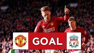 GOAL | Scott McTominay | Manchester United 1-0 Liverpool | Quarter-final | Emirates FA Cup 2023-24