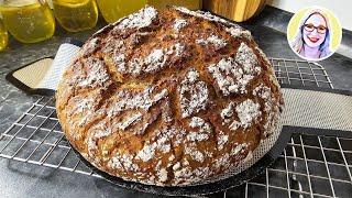 Entdecke das Geheimnis: Aromatisches Roggenbrot mit Sauerteig und Hefewasser - Gebacken im Topf