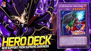 Deck Hero Post Supreme Darkness| EDOPRO | Replays  + Decklist ️ #evilhero