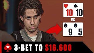 This Aggressive Amateur DESTROYED The Pros For A HUGE 6-Figure Score ️ PokerStars