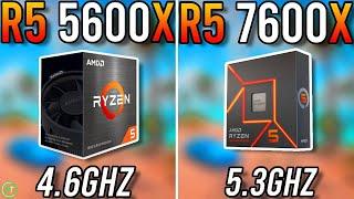 Ryzen 5 5600X vs Ryzen 5 7600X - Tested in 2024