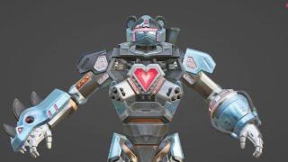 Fortnite Seven's Mecha Team Leader has a HEART ??