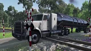 Get ready for the ultimate collision between a car and train in BeamNG drive   it's unbelievable!