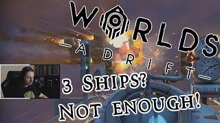 3 Ships WRECKED in 1v3 | Worlds Adrift Highlghts