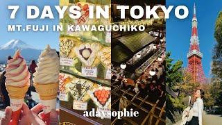  Tokyo vlog | Beautiful & relaxing itinerary, best food, how to go to Kawaguchiko