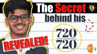 How he scored 720 in NEET 2023 | Revealed his secret 