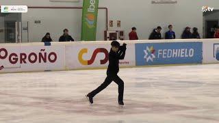 Andre Zapata Casares – 2024/2024 Spanish Figure Skating Championships FS (junior)