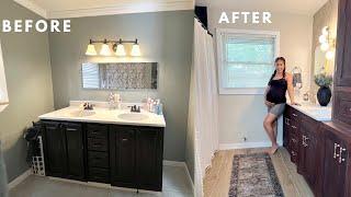 COMPLETE BATHROOM MAKEOVER TIMELAPSE | DIY RENOVATION FROM START TO FINISH