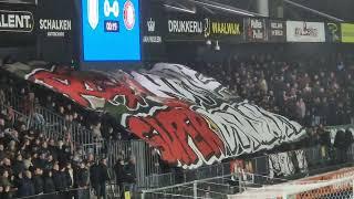 Feyenoord ultras with TIFO before the match against RKC Waalwijk 07.12.2024