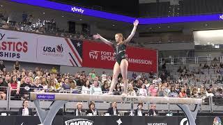 Dulcy Caylor -  Balance Beam  - 2024 Xfinity U.S. Championships -  Senior Women Session 2 Day 1