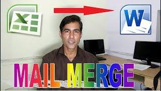 Mail Merge in Excel in Hindi || Simple and Easy steps || Excel and Word Combitantion