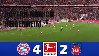 Bayern Munich vs Heidenheim 4-2 | 2024 Bundesliga | Match Highlights