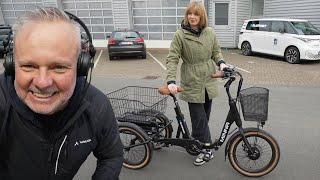 E-Bikes 2024: Blaupunkt MINNA Trike Tiefeinsteiger Camping E-Lastenrad nur 3.099 €