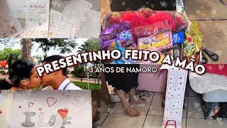 Presentes feito à mão "surpresa" | comemorar 3 anos de namoro ️🫶