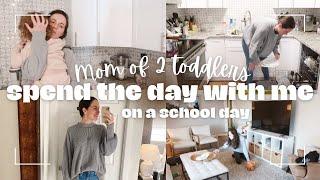 Full Day In My Life As a Mom of 2 Toddlers on a School Day! | Preschool Mom