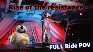 Star Wars Rise of the Resistance at Disneyland Resort Ride POV (2024)