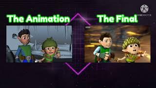 Tree Fu Tom The Animation VS The Final