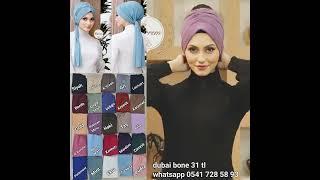 DUBAİ HAZIR BONE 31 TL#hazırşal #şalbağlama #salbaglamavideosu #tesettür #pratikşal #hazırbone #şal