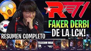 FAKER GANARÁ CON T1 EL DERBI DE LA LCK? ÉPICO | KT vs T1 RESUMEN COMPLETO LCK SPRING 2024 W2D3