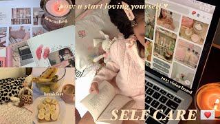 pov: you start loving yourself ‍️ (selfcare, nails, eating healthy, reading etc)