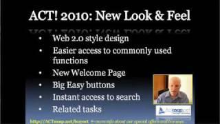 ACT by Sage 2010 Contact Management Database Software Preview