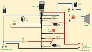 Audio Amplifier Circuit Diagram Homemade