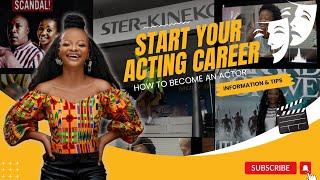 How to Become an ACTOR in South Africa: headshots, resume,agencies + more | Botlhale Boikanyo