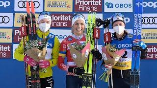 Jessie Diggins Takes 3rd Place in Falun 10k 2022