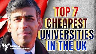 Top 7 Cheapest Universities in UK for International Students ~ Study in UK 2024