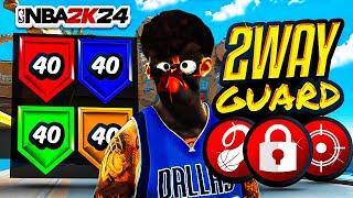 THIS 6'6 2-WAY POINT GUARD BUILD IS THE BEST BUILD IN NBA 2K24! DEMIGOD 2-WAY BUILD! BEST BUILD 2K24