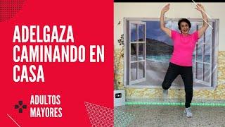 ¿Cómo ayudar a BAJAR de PESO en CASA y MEJORAR  la SALUD de los Adultos Mayores/Rutina CARDIO