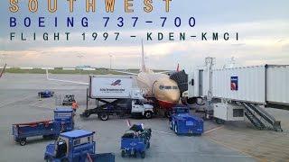 [HD] Southwest 737-700 | N711HK | WN1997 | Denver to Kansas City Full Flight | BFF S1, E8