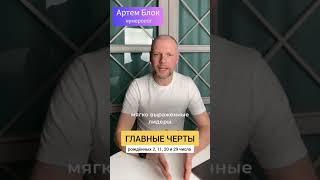 Главные черты рожденных 2, 11, 20, 29. Нумеролог Артем Блок