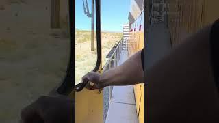 In cab ride Union Pacific Locomotive #shorts #train #railroad #locomotive #unionpacific