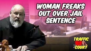 Hysterical Woman Tells Judge She Can't Go To Jail After 4th DWOL