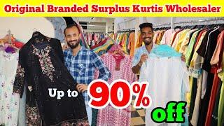 Original Surplus Kurtis Wholesaler | Surplus Kurtis | Branded Surplus Kurtis | Bangalore Market