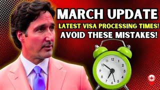 NEW IRCC Processing Times March 2025: PR, TR, Work & Study Permits Updated! | Canada Immigration