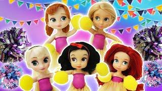 ¡ Competencia de Animadoras  en la Escuela!  -  Princesas de Disney