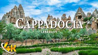 Cappadocia 4K - Journey Through Mushroom Valley: Exploring Natural Wonders from a Hot Air Balloon