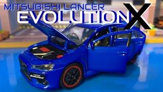 Mitsubishi Lancer Evolution X 1:32 Diecast Car Model Review