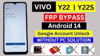 Vivo Y22 / Y22s FRP bypass 2025 | VIVO Y22, Y22s Google Account Bypass Android 14| settings not open