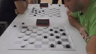 Shchukin - Aleknavicius. World Team Draughts-64 Championship 2021