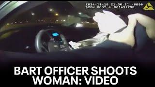 Body cam video shows BART cop shooting woman in Union City Station parking lot | KTVU