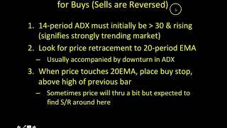 Background Information on the Average Directional Index (ADX)