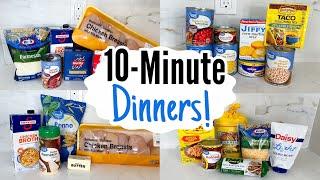 BEST 10 MINUTE MEALS | 5 Super QUICK and Tasty Recipes | EASY Cheap Dinner Ideas | Julia Pacheco