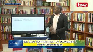 BED 2110 - Mathematics for Economists 1