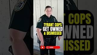 FAT Female Cop Gets OWNED & Dismissed! "I'LL ARREST YOU" Intimidation Fail! First Amendment Audit