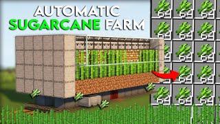 Minecraft 1.19 Sugarcane Farm Tutorial - EASY DESIGN (Java & Bedrock)